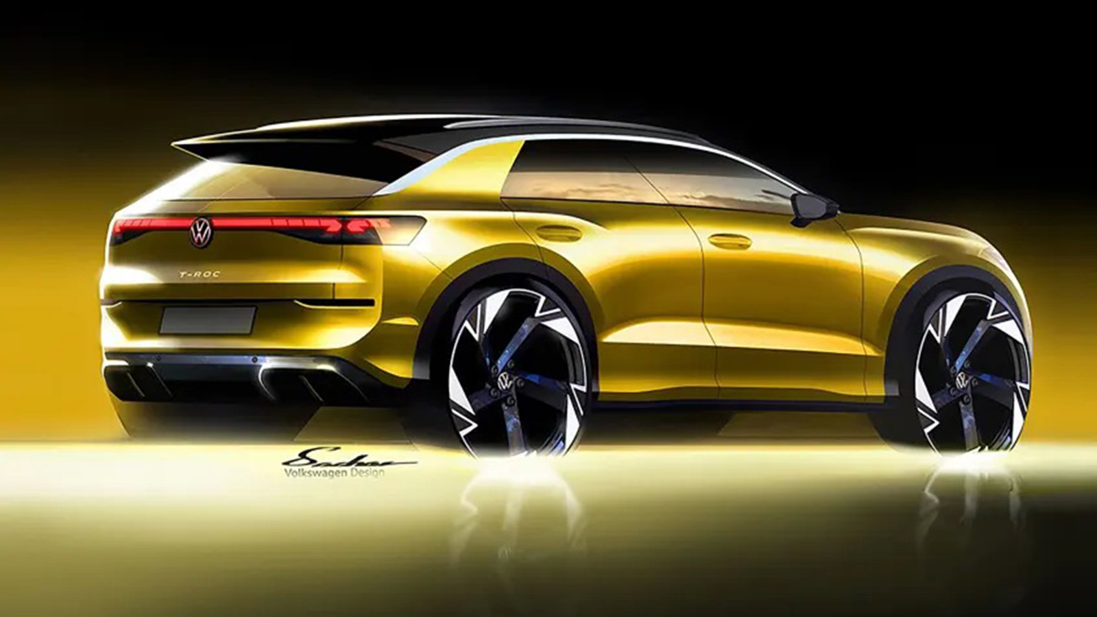 Η Volkswagen αποκάλυψε τα επίσημα σκίτσα του νέου T-Roc